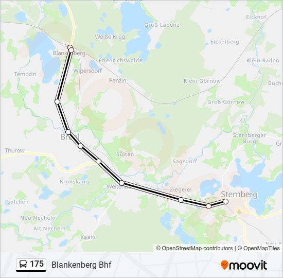 175 Route: Schedules, Stops & Maps - Blankenberg Bhf (Updated)