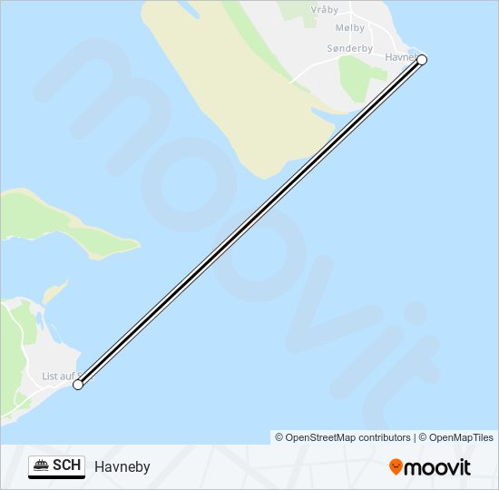 SCH ferry Line Map