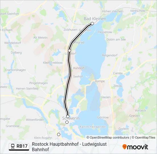 RB17 Train Line Map