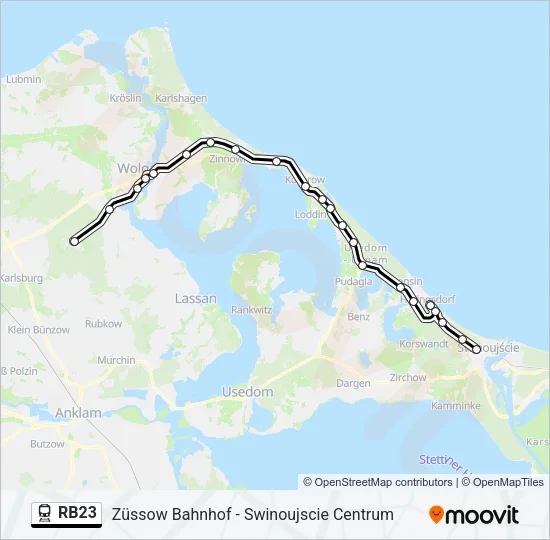 RB23 Train Line Map