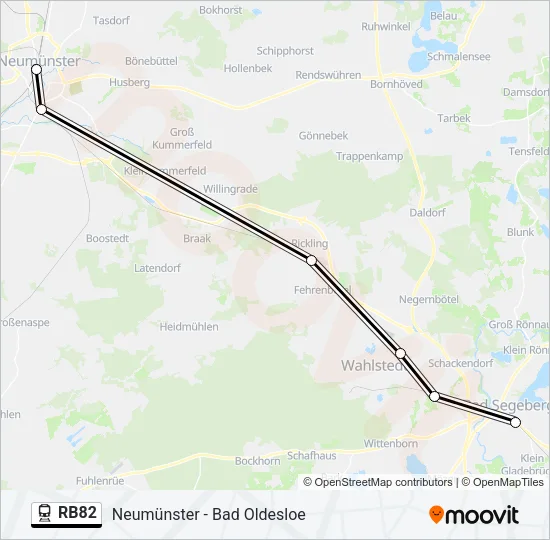 RB82  Line Map