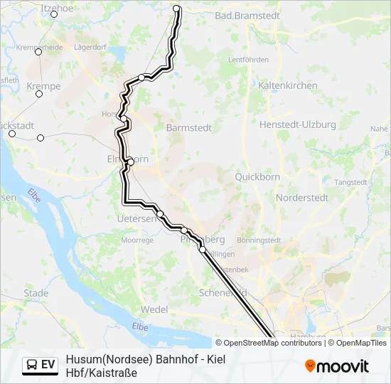 EV Bus Line Map