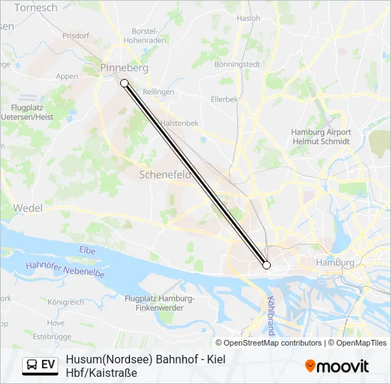 EV Bus Line Map