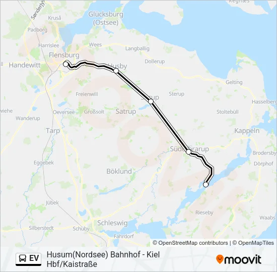 EV Bus Line Map