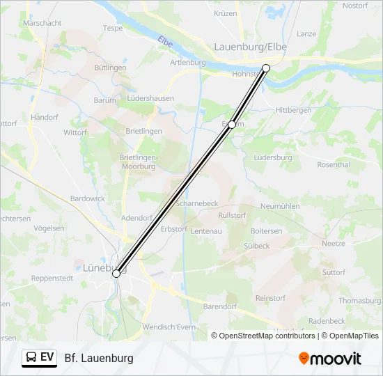 EV Bus Line Map