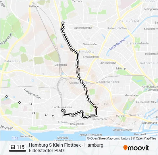 115  Line Map