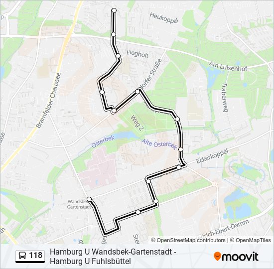 118 Route: Schedules, Stops & Maps - Heukoppel (Updated)