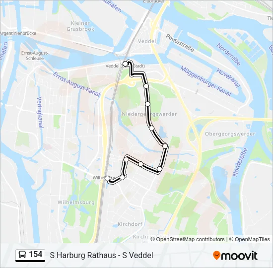 154  Line Map