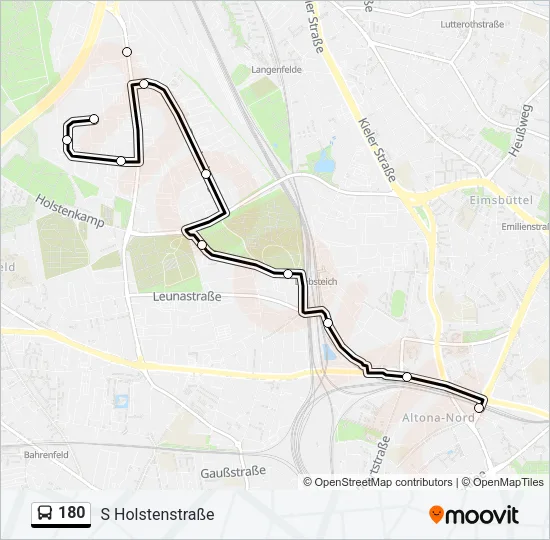 180  Line Map