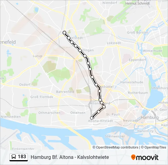 183  Line Map
