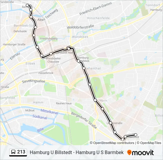 213  Line Map