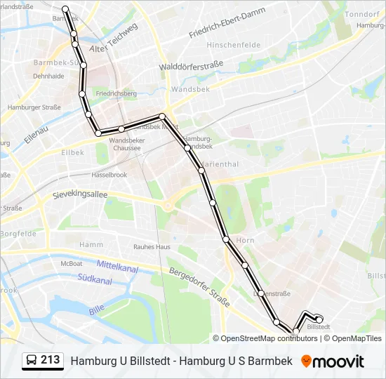 213  Line Map