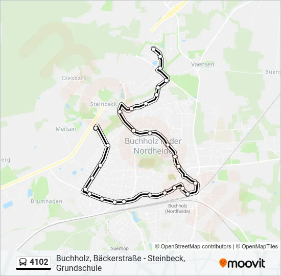  4102: карта маршрута