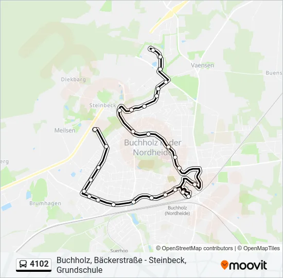  4102: карта маршрута