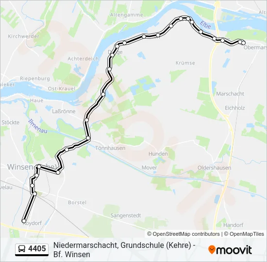  4405: карта маршрута