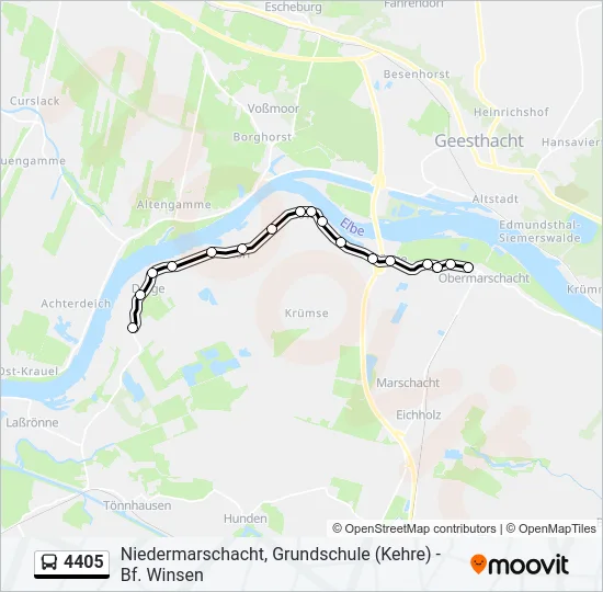  4405: карта маршрута