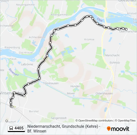  4405: карта маршрута
