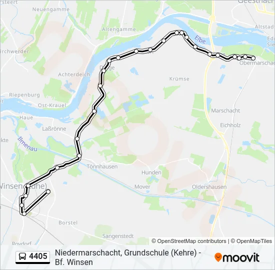  4405: карта маршрута
