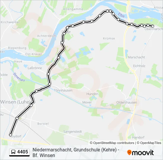  4405: карта маршрута