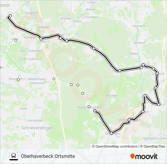  HEIDE-SHUTTLE 2: карта маршрута