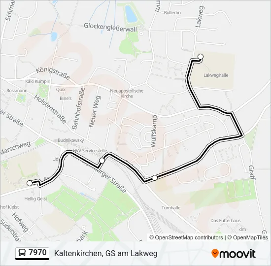 7970 Bus Line Map