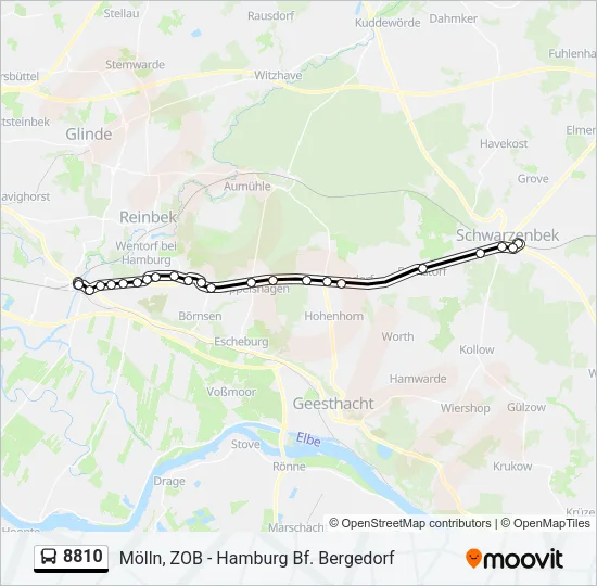 8810 Bus Line Map