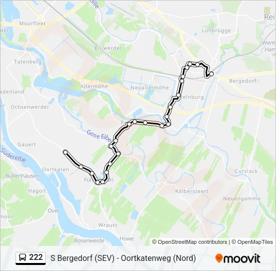 222  Line Map