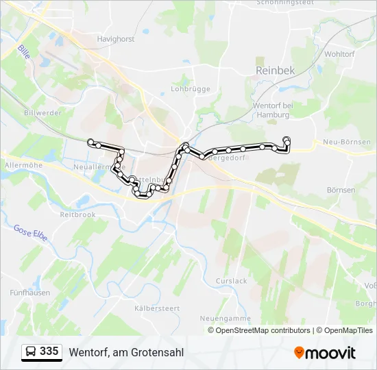 335  Line Map