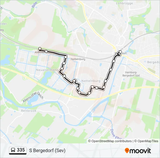 335  Line Map