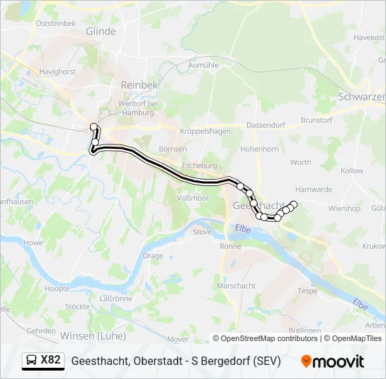 X82  Line Map