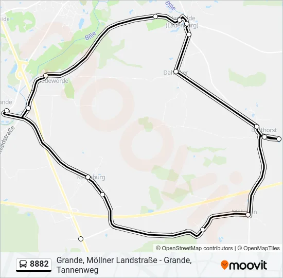 8882  Line Map
