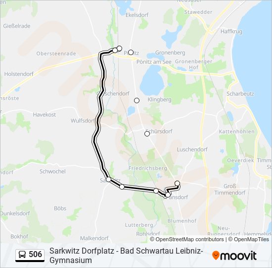 506 Route: Schedules, Stops & Maps - Pansdorf Stumpfe Ecke (Updated)