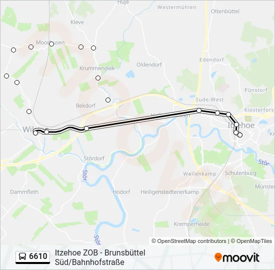  6610: карта маршрута