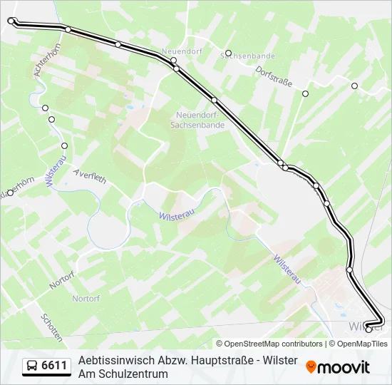  6611: карта маршрута