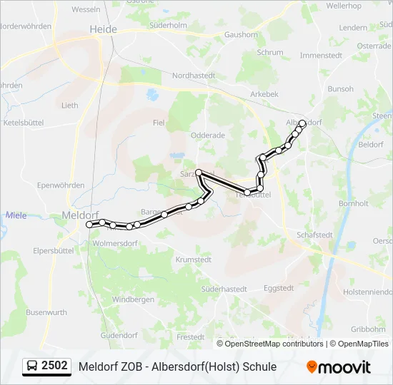 2502  Line Map
