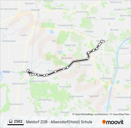 2502  Line Map