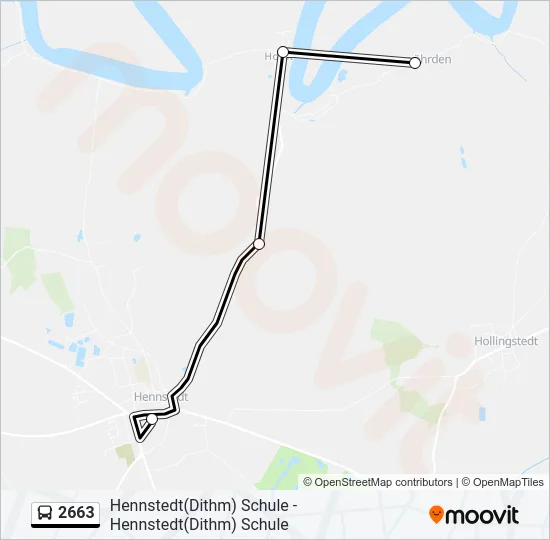 2663 Bus Line Map