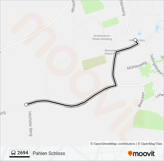 2694 Bus Line Map