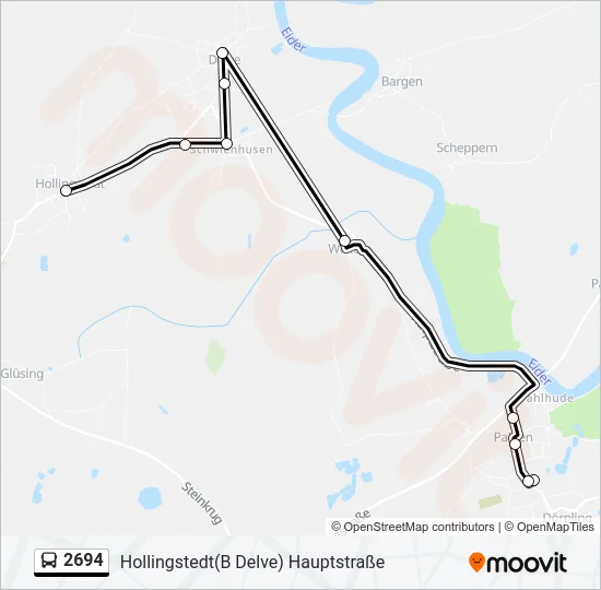 2694 Bus Line Map