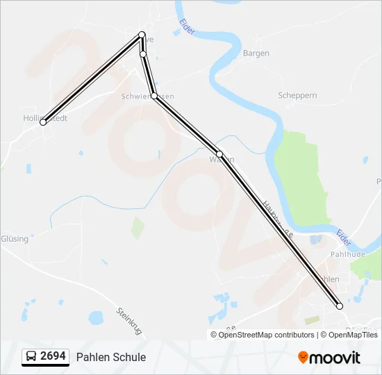 2694 Bus Line Map