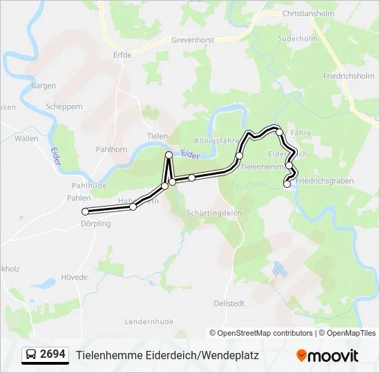 2694 Bus Line Map