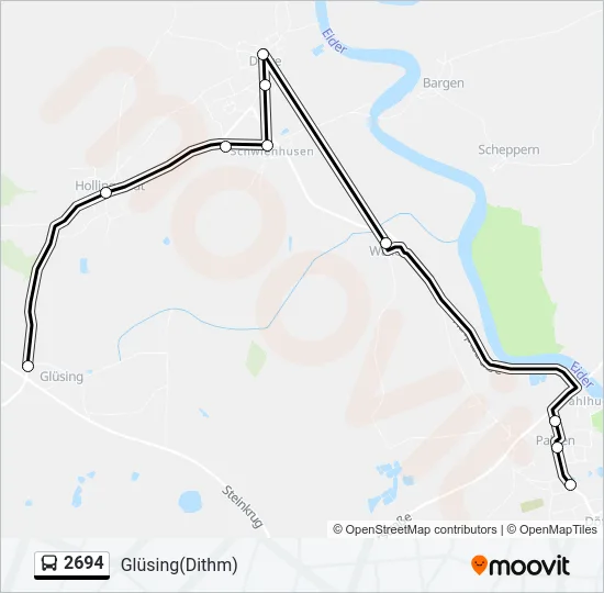 2694 Bus Line Map