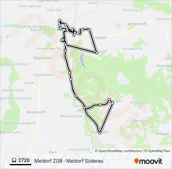 2720 Bus Line Map