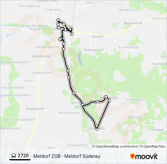 2720 Bus Line Map