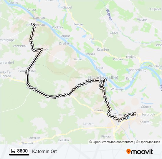 8800 Route: Schedules, Stops & Maps - Katemin Ort (Updated)