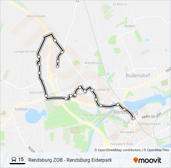 15 bus Line Map