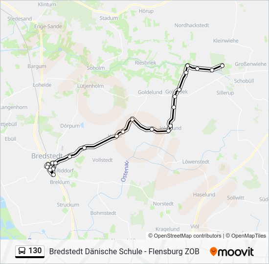 130 Route: Fahrpläne, Haltestellen & Karten - Lindewitt Schule am Wald ...