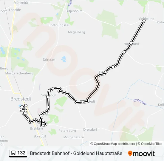 132  Line Map