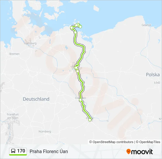 170 Bus Line Map