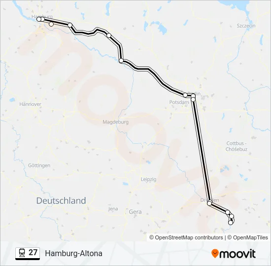 27 Train Line Map